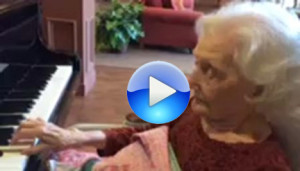 Linda Askin's 104-year old mother playing "Standing on the Promises"